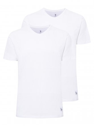 U.S. POLO ASSN. 2Pack pánské tričko 80196 bílé